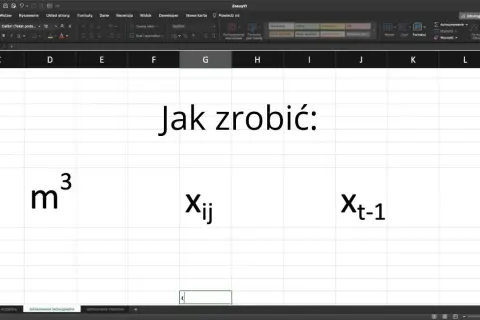Jak zrobić indeks górny w Excelu - proste metody, które zaskoczą