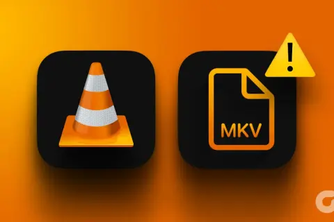 VLC media player icon next to an MKV file icon with a warning sign. This image might be about VLC AVI codecs or issues with MKV playback.