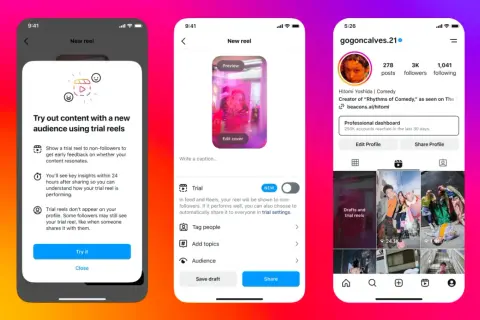 Jak dodać rolkę do relacji? Instagram pokazuje, jak testować nowe treści z odbiorcami, by sprawdzić, czy się im spodobają.