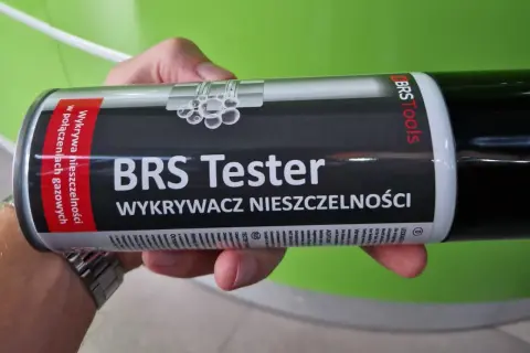BRS Tester - wykrywacz nieszczelności gazowych. Pomaga sprawdzić szczelność gazu w połączeniach.