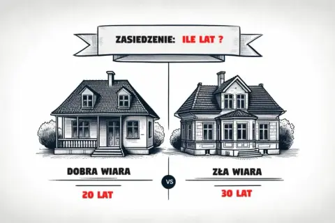 Zasiedzenie nieruchomości: 20 czy 30 lat? Sprawdź, ile potrzebujesz!