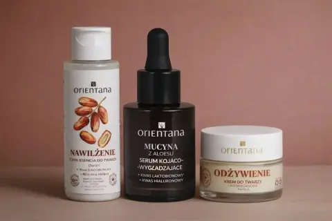 Orientana: nawilżenie, mucyna z aloesu, odżywienie. One, two, free – kompletna pielęgnacja dla Twojej skóry.