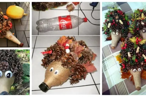 Jeż z butelki plastikowej: kreatywny recykling krok po kroku