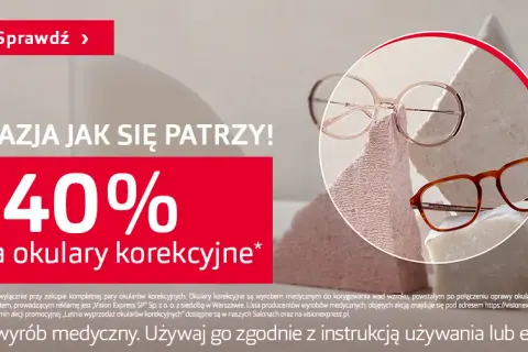 Okulary z NFZ w Vision Express? Sprawdź, ile zaoszczędzisz!