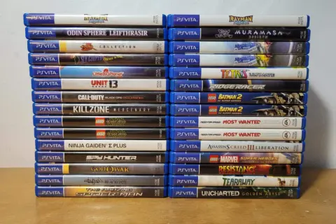 Kolekcja najlepszych gier na PS Vita: Rayman Legends, Odin Sphere, Tetris Ultimate, Uncharted Golden Abyss i wiele innych.