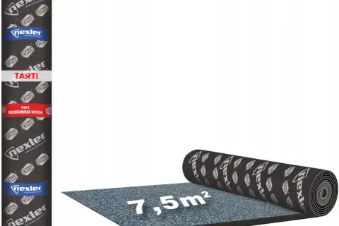 Rolka papy wierzchniego krycia Nexler. Sprawdź, ile kosztuje rolka papy, która pokryje 7,5 m².