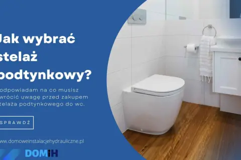 Jak wybrać stelaż podtynkowy WC? Zobacz, na co zwrócić uwagę przed zakupem. Nowoczesna łazienka z podwieszanym WC.