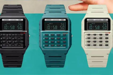 Retro Casio calculator watch – odkryj ikoniczne modele i ich funkcje