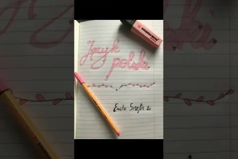 Jak ozdobić pierwszą stronę zeszytu do polskiego i zaskoczyć nauczyciela