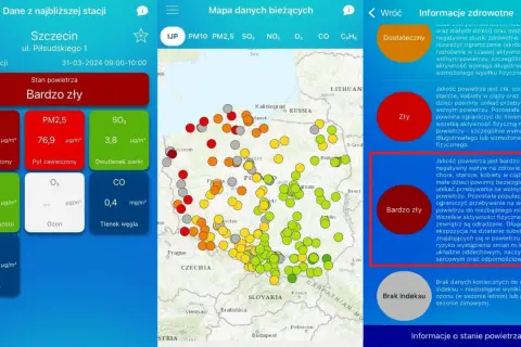 Czy w Szczecinie jest smog? Sprawdź aktualną jakość powietrza