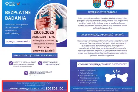 Bezpłatne badanie osteoporozy: Gdzie i jak je wykonać?