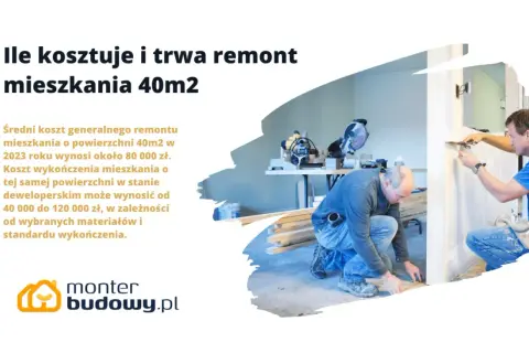 Ile kosztuje remont mieszkania 40m? Sprawdź, co może zaskoczyć!