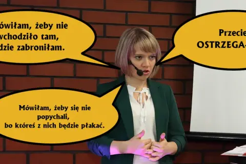 Jak sobie radzić, kiedy ktoś nas denerwuje? Mówiłam, żeby nie wchodzili tam, gdzie zabroniłam, i żeby się nie popychali, bo któreś z nich będzie płakać. Przecież ostrzegałam!