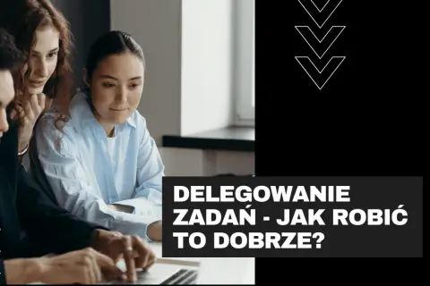 Zespół dyskutuje nad delegowaniem zadań. Kurs online "Delegowanie zadań - jak robić to dobrze?".