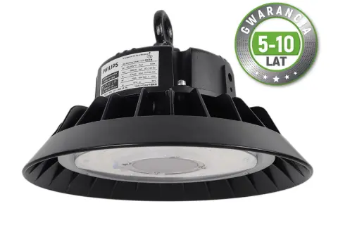 Mocna lampa led 100w Philips z gwarancją 5-10 lat, idealna do oświetlenia przemysłowego.
