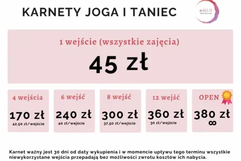 Joga: ile kosztuje? Cennik, karnety, online i jak oszczędzać.
