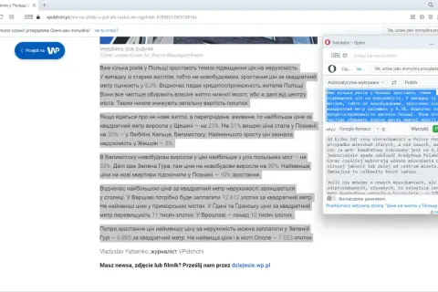 Tłumacz w Operze: Jak włączyć, używać i naprawić błędy?