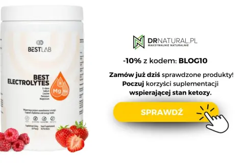 Suplement Best Electrolytes wspiera ketozę, pomagając wybrać, czego nie jeść na keto. Z kodem BLOG10 -10%.