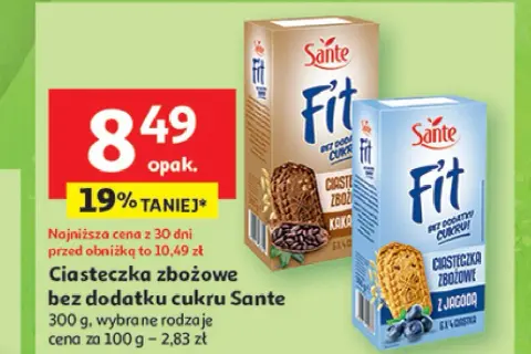 Ciastka Sante FIT: Gdzie kupić najtaniej? Sklepy i promocje