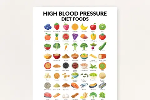 Frutta, verdura, legumi e cereali integrali: ecco cosa mangiare per la pressione alta.