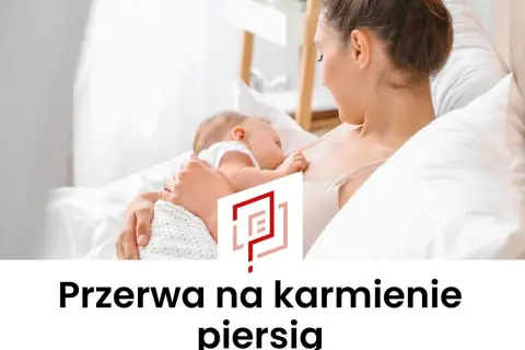 Mama karmi piersią swoje dziecko. To piękny moment bliskości i troski.