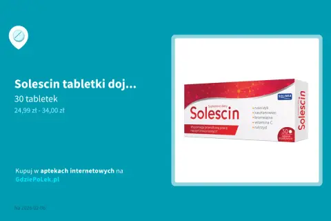 Solescin bez recepty? Wszystko, co musisz wiedzieć przed zakupem