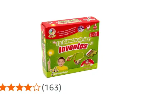 Caja de inventos para niños de 6 a 8 años. ¡Construye circuitos eléctricos y conviértete en un científico inventor!