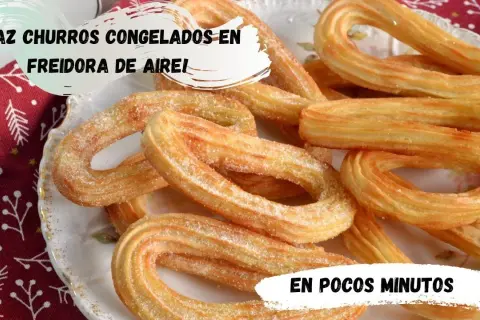 El secreto de churros congelados crujientes en tu freidora de aire