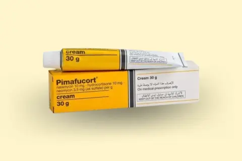 Pimafucort maść 30g, krem z antybiotykiem i kortykosteroidem. Stosowany w leczeniu stanów zapalnych skóry.