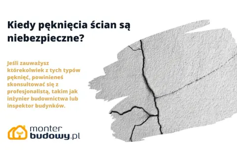 Kiedy pęknięcia ścian są niebezpieczne? Zwróć uwagę na te sygnały i skonsultuj się z fachowcem.