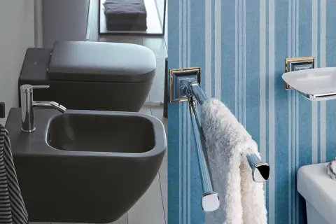 Porta salviette bidet: un accessorio pratico da posizionare vicino al sanitario per asciugarsi comodamente.