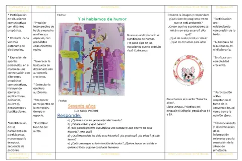 Ilustración de niños pintando un mural, con texto sobre **prefijos y sufijos primaria**.