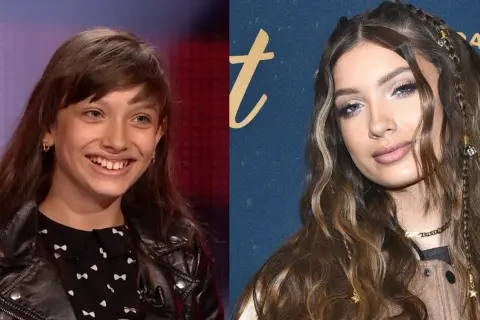 Viki Gabor, młoda artystka o romskim pochodzeniu, z rodzicami u boku, rozwija swój talent.