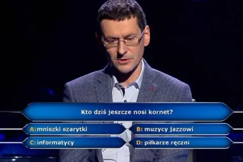 Kto nosi kornet w Milionerach? Zaskakujące odpowiedzi i historia