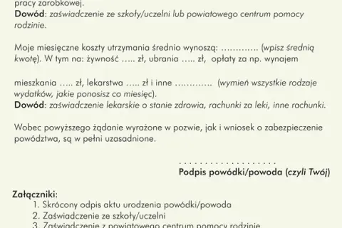 Jak napisać odpowiedź na pozew o alimenty wzór, aby uniknąć problemów?