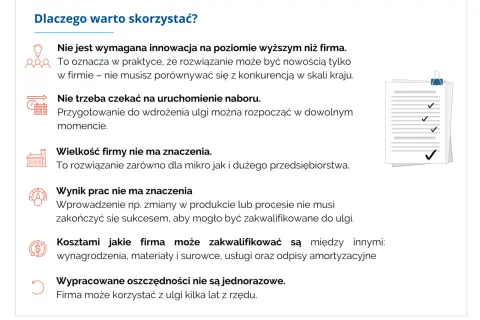 Ulga badawczo-rozwojowa nie wymaga innowacji na skalę kraju. Można ją wdrożyć od razu, niezależnie od wielkości firmy i wyników prac.
