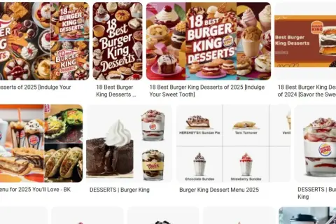 Burger King Dessert: Guida Completa ai Dolci + Prezzi