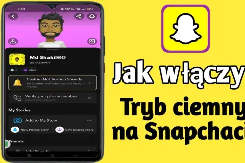 Jak włączyć czarny motyw na snapie i poprawić komfort korzystania