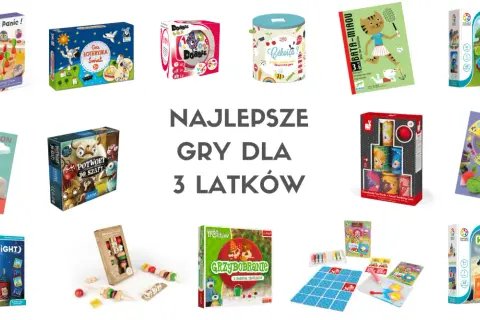 Kolekcja gier planszowych i edukacyjnych dla najmłodszych, idealna na fajna gra rodzinna.