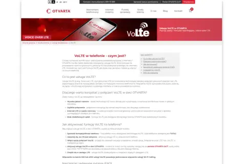VoLTE to usługa rozmów HD przez LTE. Pozwala na krystalicznie czyste połączenia i jednoczesne korzystanie z szybkiego internetu.