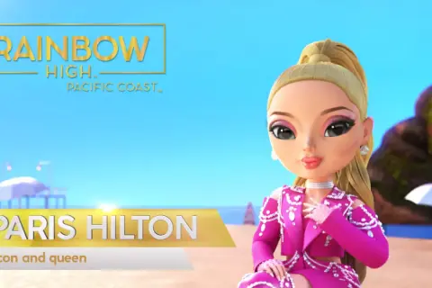 Paris Hilton, jedna z lalek Rainbow High, na plaży. Poznaj jej imiona i styl!