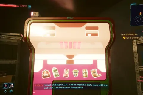 Brendan, ja automat cyberpunk, oferuje napoje. Jego algorytm jest zbyt dobry w rozmowach.