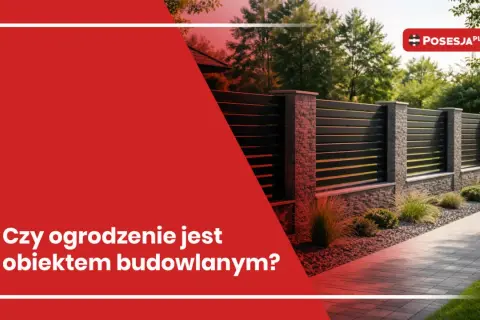 Nowoczesne ogrodzenie z kamienia i drewna. Czy ogrodzenie trzeba zgłaszać? Posesja Plus.