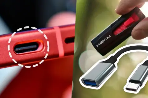 Conecta un USB a tu móvil con este adaptador OTG. Así es que es.