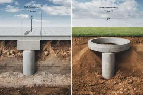 Płyta fundamentowa czy fundament - co lepiej wybrać na trudne grunty?