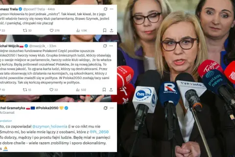 Analiza przyczyn dymisji i odejść posłów z Polski 2050. Politycy opuszczają klub, tworząc nowy.