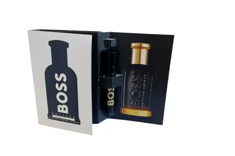 Próbka perfum Hugo Boss Bottled Intense w eleganckim opakowaniu.