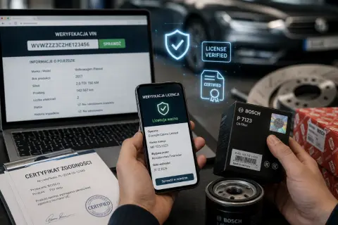 Jak odróżnić oryginał od podróbki: numery VIN, certyfikaty i licencje cyfrowe
