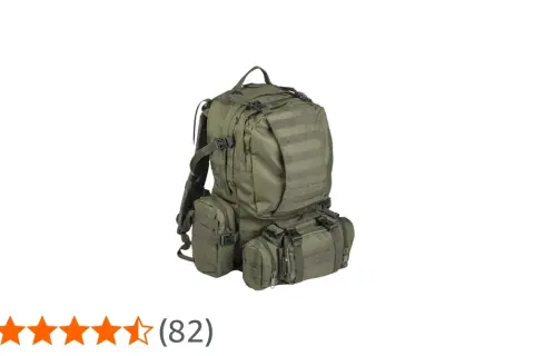 Mochila táctica verde militar, ideal para aventuras al aire libre. Un artículo destacado en el mil-tec catálogo.