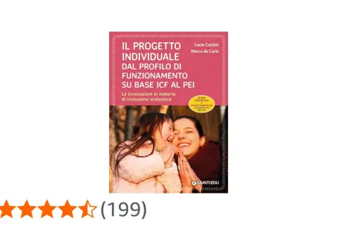Copertina libro "Il Progetto Individuale", un esempio di progetto per l'inclusione scolastica, con due bambine sorridenti.